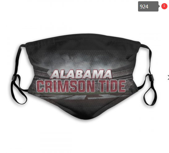 NCAA Alabama Crimson Tide #14 Dust mask with filter